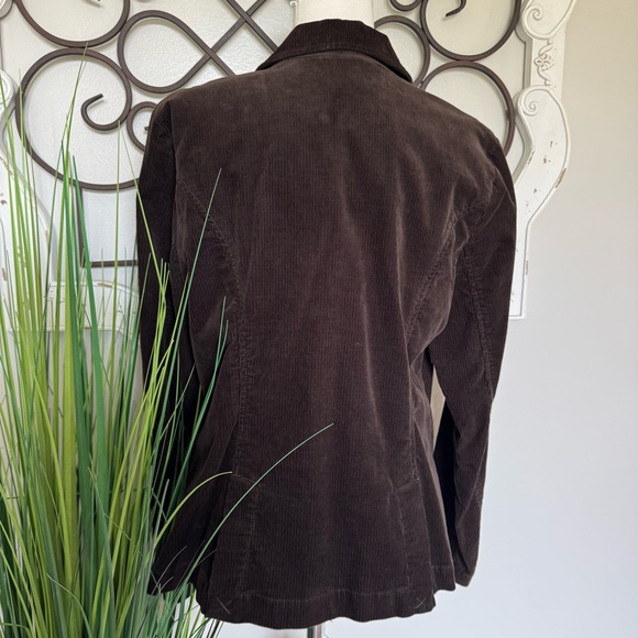 CABI Size XL Brown Corduroy Blazer Jacket with Pockets - Picture 5 of 9